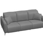 Baltia leather Sofa K+K+K