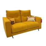 Bari 2 Seater Yellow Sofa
