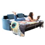 Bolero blue sofa bed