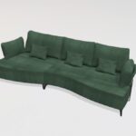 Kalahari U1+K1+MB2+U2 Curved Sofa