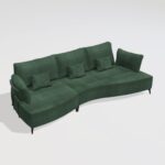 Kalahari U1+K1+MB2+U2 Curved Sofa