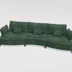 Kalahari U1+K1+M+K2+U2 Curved Sofa