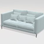 Opera 2 2 Seater Sofa High Arms