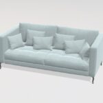 Opera 3 3 Seater Sofa High Arms
