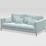 Opera 3b 3 seater sofa low arms