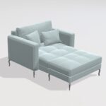 Opera SP12 Armchair & Footstool