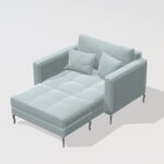 Opera SP2 Armchair & Footstool