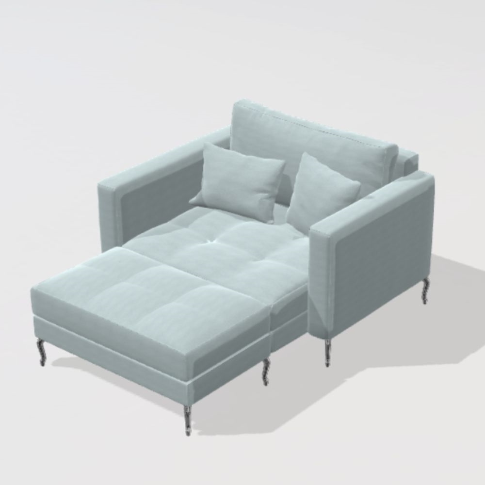 Opera SP2 Armchair & Footstool