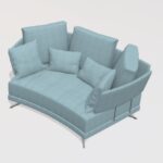 V12 Curved 2 Seater Sofa