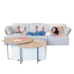 Teseo Cream Sofa