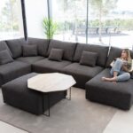 Teseo corner sofa from Fama