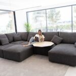 Teseo corner sofa from Fama