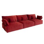 Teseo Red Sofa