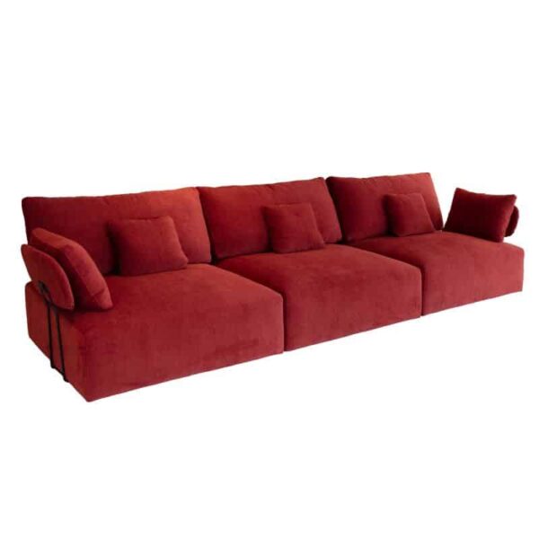 Teseo Red Sofa