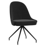 Miami - Charcoal Swivel Dining Chair