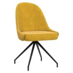 Miami - Ocher Yellow Swivel Dining Chair