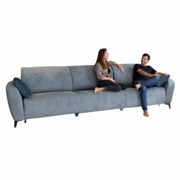 Babylon Fabric M+M+M XL sofa By Fama 300cm (optional electric recliner)