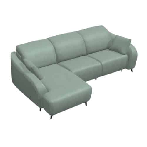 Babylon F1+N+N Fabric chaise sofa
