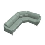 Babylon M+M+Z+M Fabric Corner Sofa