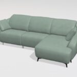 Babylon N+N+F2 fabric chaise sofa
