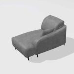 Babylon F2 Fabric Chaise Module