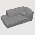 Babylon RH1 Fabric chaise module