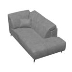 Babylon RH2 Fabric chaise module