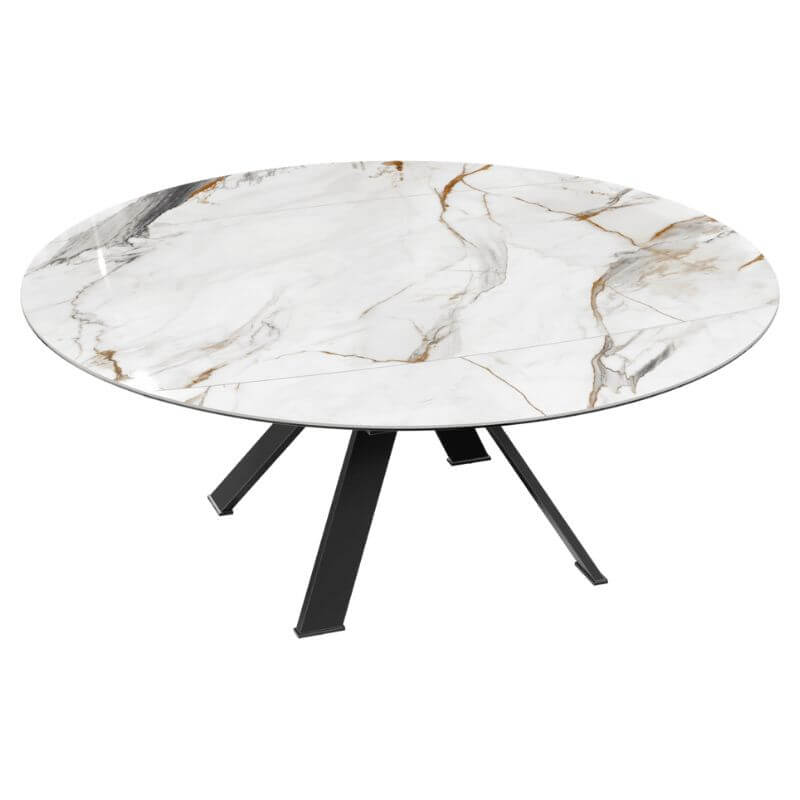 Grande Austin Extending Ceramic Dining Table from Akante - 115 -190 x 190cm - Image 7