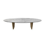 Goliath Coffee Table with Bronze legs & Fiorentino Marble Top