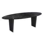 Goliath Black Lacquered Steel - Marquina Top