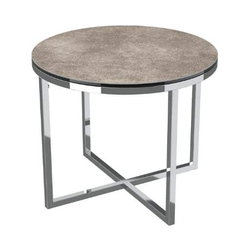 Talia Side Table Argile Ceramic