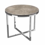 Talia Side Table stainless steel - Argile Ceramic