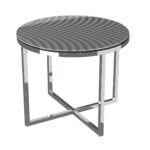 Talia Side Table stainless steel - Mesh