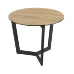 Tamara Laque Side Table - Ceramic Clear Oak