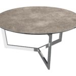 Tamara Stainless Steel Coffee Table - Argile Ceramic