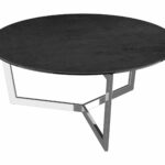 Tamara Stainless Steel Coffee Table - Titanium Ceramic