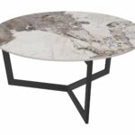 Tamara laque coffee table - Calcatta Marble
