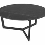 Tamara laque coffee table - Marquina Marble