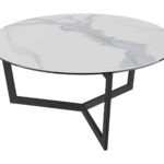 Tamara laque coffee table - Matt Marble Ceramic