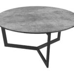Tamara laque coffee table - Silver Ceramic