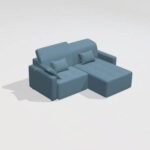 Paradis 2L+2A 3 seater sofa from Fama