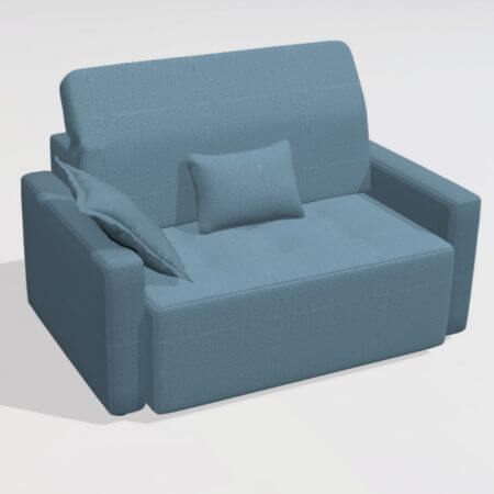 Paradis 2L + AX snuggler sofa
