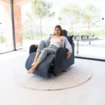 Abel recliner and swivel chair from Fama