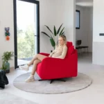 Abel recliner and swivel chair from Fama