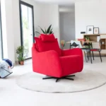 Abel recliner and swivel chair from Fama