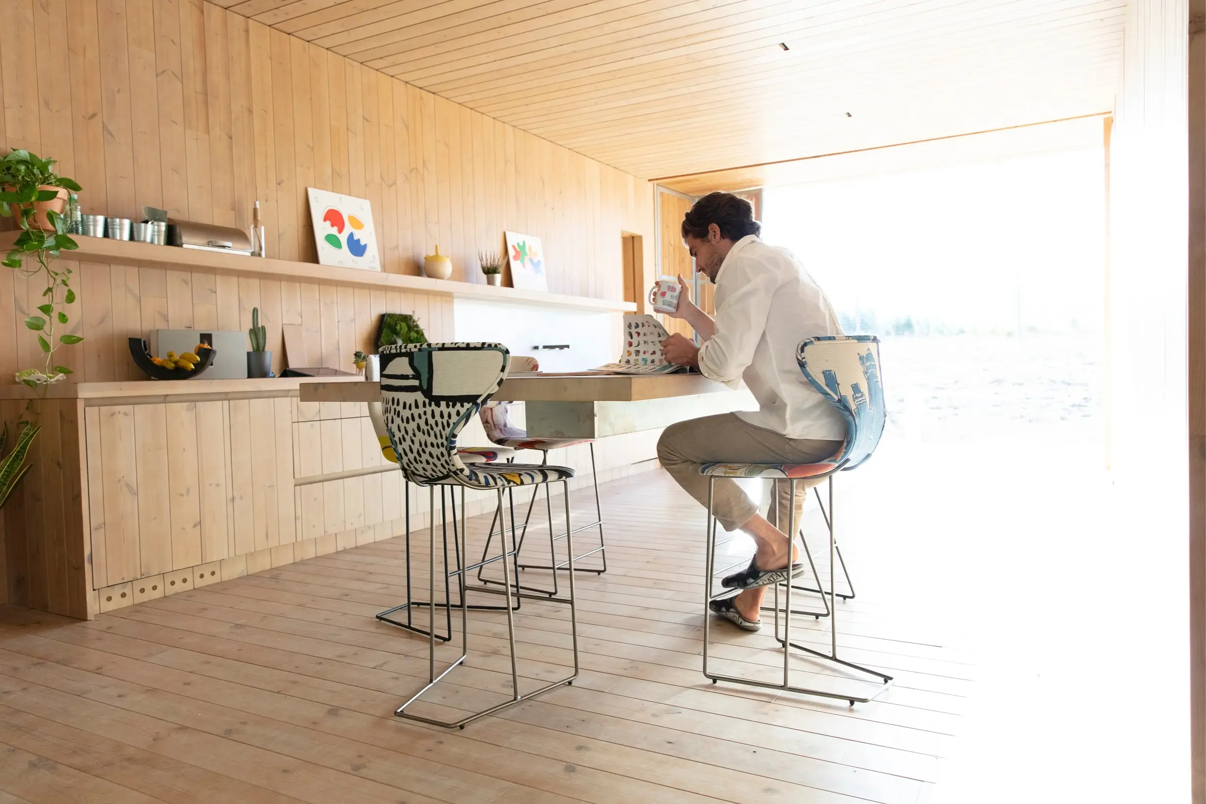 Burt Bar Stool From Fama