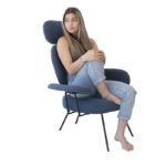 Fourmi Blue Chair from Fama