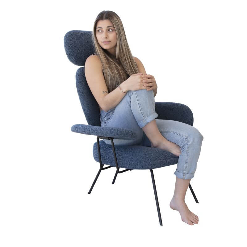 Fourmi Blue Chair from Fama