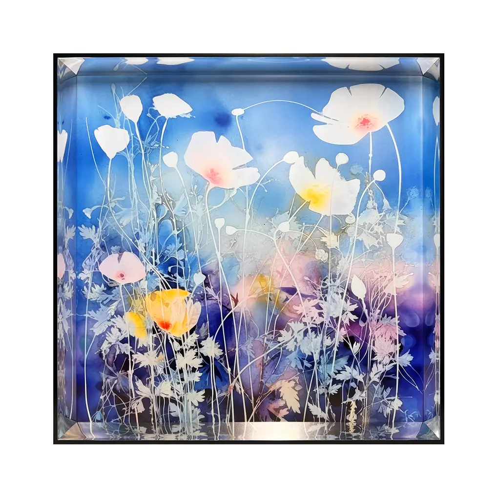 Tranquil Blue Floral II