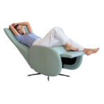 Mondrian - Contemporary Leather Recliner & Swivel Chair